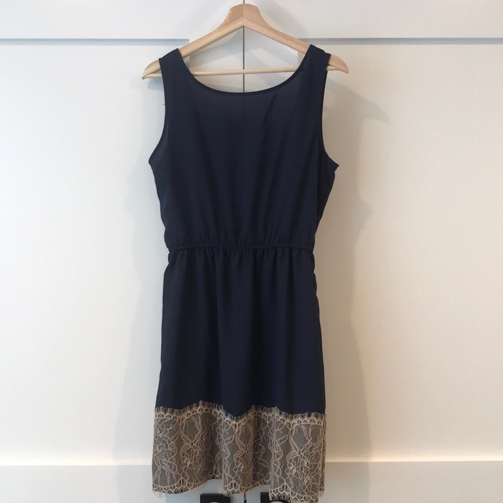 Aqua by Bloomingdales, Navy Blue Dress